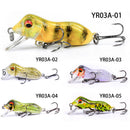 1pc For Frog Soft Plastic Floating Lure Clear Imitation Fishing Bait