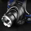 LED Head Light Flashlight Durable Zoomable Torch Bike Riding Lamp Flashlights
