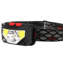 6 Modes USB Rechargeable COB LED Headlamp Headlight Head Light Torch Flashlight