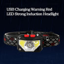 6 Modes USB Rechargeable COB LED Headlamp Headlight Head Light Torch Flashlight