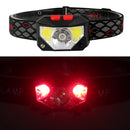 6 Modes USB Rechargeable COB LED Headlamp Headlight Head Light Torch Flashlight