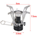 Portable Mini Heating Stove Camping Tent Picnic Cooking Heater Stainless Steel