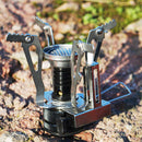 Portable Mini Heating Stove Camping Tent Picnic Cooking Heater Stainless Steel