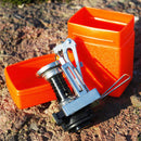 1 pc Portable Outdoor Picnic Gas Burner Foldable Camping Steel Stove+Case Best