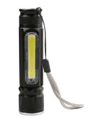 900LM COB+T6 LED Flashlight USB Rechargeable 3/4 Modes Tail Magnet Torch Light