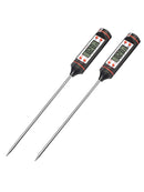 2 Meat Thermometer Digital BBQ Grill Kitchen Food Instant Read Probe Cooking Ste