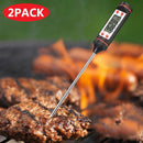 2 Meat Thermometer Digital BBQ Grill Kitchen Food Instant Read Probe Cooking Ste