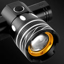 USB Rechargeable LED Bicycle Head Light Front Handlebar Lamp Flashlight