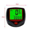 Luminous Digital Speedometer Odometer LCD Waterproof Bike Bicycle Computer Speed