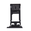 SIM Card Tray + Micro SD Card Tray for Sony Xperia XZ (Single SIM Version)(Black)