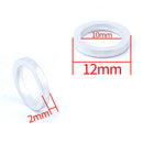10 Pieces Bike Chain Wheel Screw Bolt Washer Gasket Double To Single Crankset