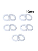 10 Pieces Bike Chain Wheel Screw Bolt Washer Gasket Double To Single Crankset
