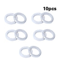 Set of 10pcs Bike Bicycle Spacer Washer for Stem Chainwheel Chainring Fixing