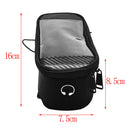 Bike Phone Holder Bicycle Storage Bag with a Clear Window for Touch Screen