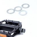 22*15*1 MM 4Pcs Bicycle Pedal Gasket Mountain Folding Bike Accessories Steel