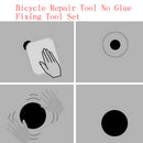 Bicycle Tire Repair Tools Bike Cycling Maintenance Kits Set with Pouch Pump Glue