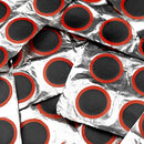 48Pcs Bicycle Tire Tire Tube Rubber Puncture Patches Road Bike Repair Tools