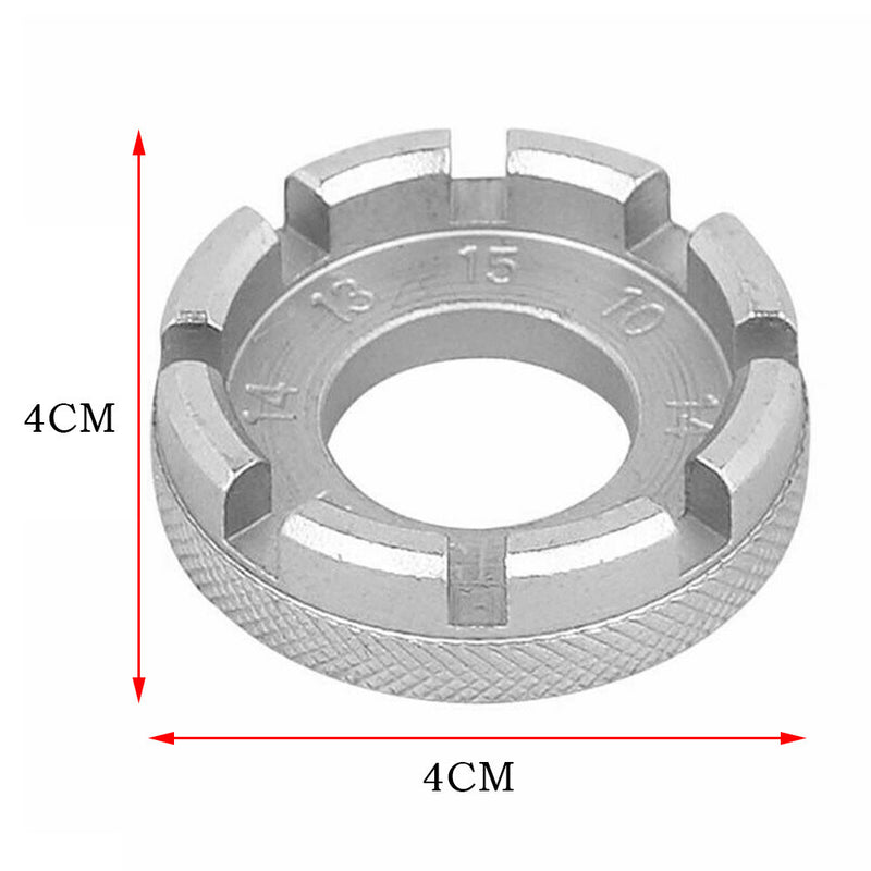 1 X Mini Cycle Spoke Nipple Key Bike Wheel Rim 8 Way Wrench Spanner Repair HOT