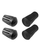 4pcs Outdoor Trekking Pole Rubber Foot Cover Pole Tip Protectors Chair Leg Cap
