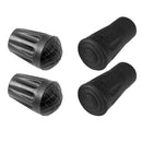 4pcs Outdoor Trekking Pole Rubber Foot Cover Pole Tip Protectors Chair Leg Cap