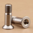 2pcs TC4 Titanium Screws M5x16mm for tension guide wheel Bicycle DIY Parts New