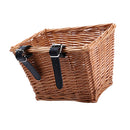 Bicycle Basket Kids,Bicycles Cane Woven Rectangular Basket with Leather Straps