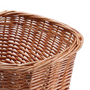 Bike-Basket Bicycle-Storage Wicker Front-Handlebar Durable Cargo Craftsmanship