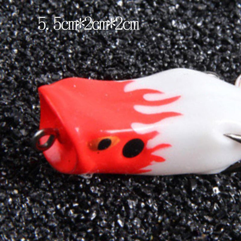 1 x Bionic Frog Double Hook Thunder Frog Blackfish Special Kill Lure Bait Suit