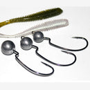 10 Offset Sport Circle Fishing Hook High-carbon Steel Jig Baitholder Hooks