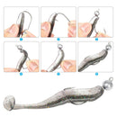 10pcs Fishing Hooks Jig Big Hook High Carbon Steel Bait Holder Fishhooks
