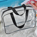 3X Women Clear Transparent PVC Cosmetic Make Up Travel Toiletry Storage Bag