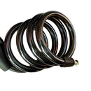 Universal Push Bike Anti Theft Bicycle Lock Security Stainless Steel Cable Coil