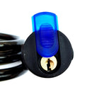Universal Push Bike Anti Theft Bicycle Lock Security Stainless Steel Cable Coil