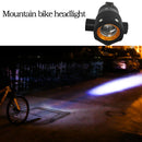 Aluminum Alloy Bike Front Light Mountain Bike USB Recharging Flashlight Outdoor
