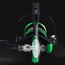 Spinning Reel Fishing Roller Rod Long Shot Salt Water Sea Black Metal Spool Carp