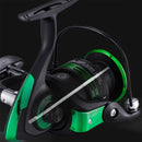 Spinning Reel Fishing Roller Rod Long Shot Salt Water Sea Black Metal Spool Carp