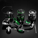 Ball Bearing Saltwater Freshwater Fishing Spinning Reel Double-line