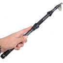 Portable Telescopic Fishing Rod carbon Spinning Fishing Short Sea Pole