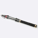 Portable Mini Ultra short Sea Fishing Rod Carbon Fiber Telescopic Fish Pole Rods
