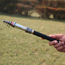 Portable Mini Ultra short Sea Fishing Rod Carbon Fiber Telescopic Fish Pole Rods