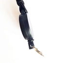 Heavy Duty Retractable Key Chain Carabiner Metal Pull Ring Reel Steel Cord