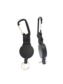High Elasticity Safety Retractable Wire Rope Anti-lost Rope Keychain Key Ring