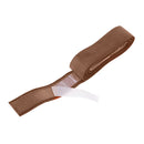 2X Tennis Racket Handle Grips Anti-Slip Cowhide Leather Wrap Tape, Dark Brown