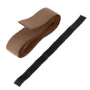 2X Tennis Racket Handle Grips Anti-Slip Cowhide Leather Wrap Tape Dark Brown New