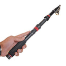 game fishing Pelagic 2 Sections boat fishing rod 35kg saltwater rod Black Color