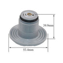 Air Safety Valve Screw Lock Air Valve Nozzle PVC  Sturdy Anti-Corrosion