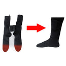 1 Pair Elastic Heating Socks Rechargeable Battery Electric Heating Warm Sock New