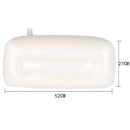 Inflatable Boat Cushion for Fishing Boat Outdoor Camping Rest Seats White