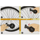 Bicycle Bike MTB Air Pressure Gauge 160Psi Tire Meter For Presta /Schrader Valve
