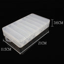 Plastic Fishing Lure Bait Hook Tackle Storage Box Case Container 8 Compartments